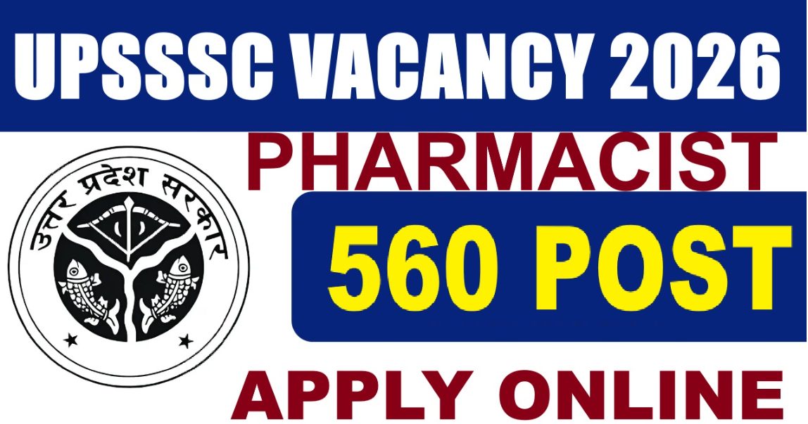 UPSSSC Pharmacist Recruitment 2026